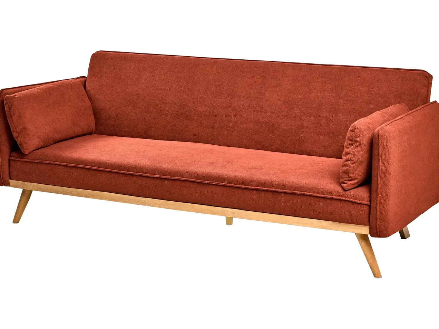 Divano letto ASAA Tessuto Rosso
