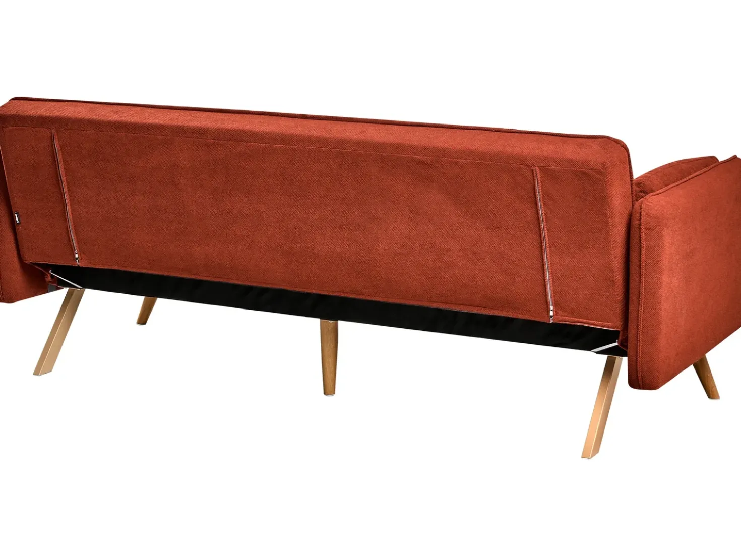 Divano letto ASAA Tessuto Rosso