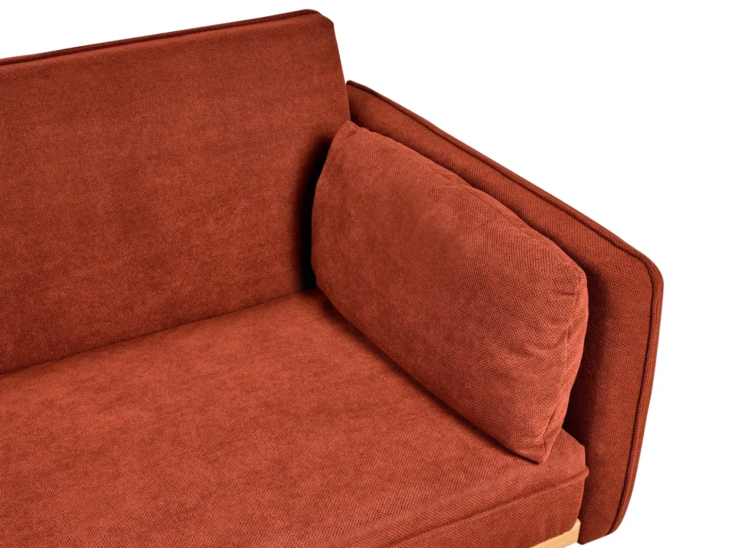 Divano letto ASAA Tessuto Rosso