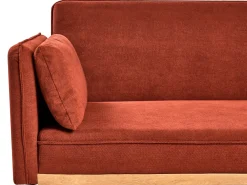 Divano letto ASAA Tessuto Rosso