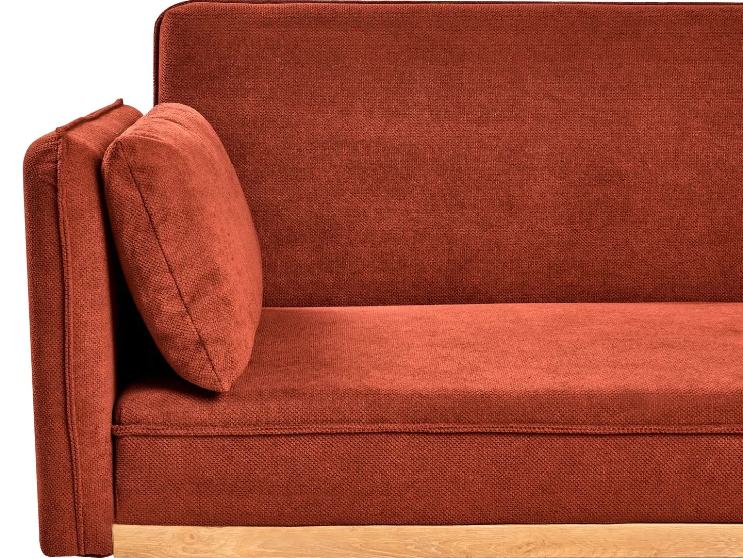 Divano letto ASAA Tessuto Rosso