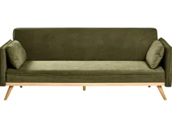 Divano letto ASAA Tessuto Verde