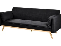 Divano letto ASAA Tessuto Nero
