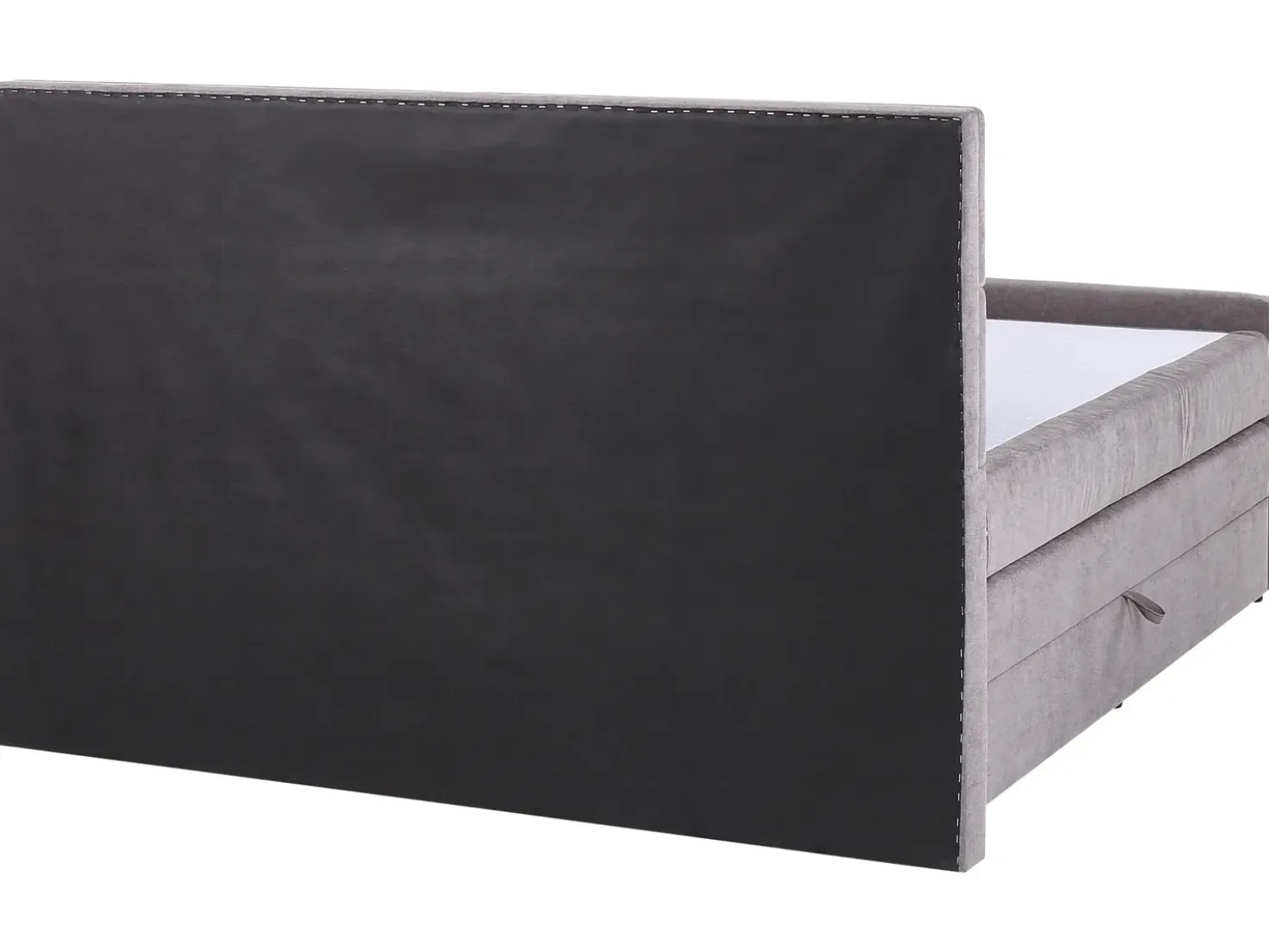 Divano letto con contenitore Tessuto ARISTOCRAT 160 x 200 cm Tortora