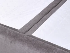 Divano letto con contenitore Tessuto ARISTOCRAT 160 x 200 cm Tortora