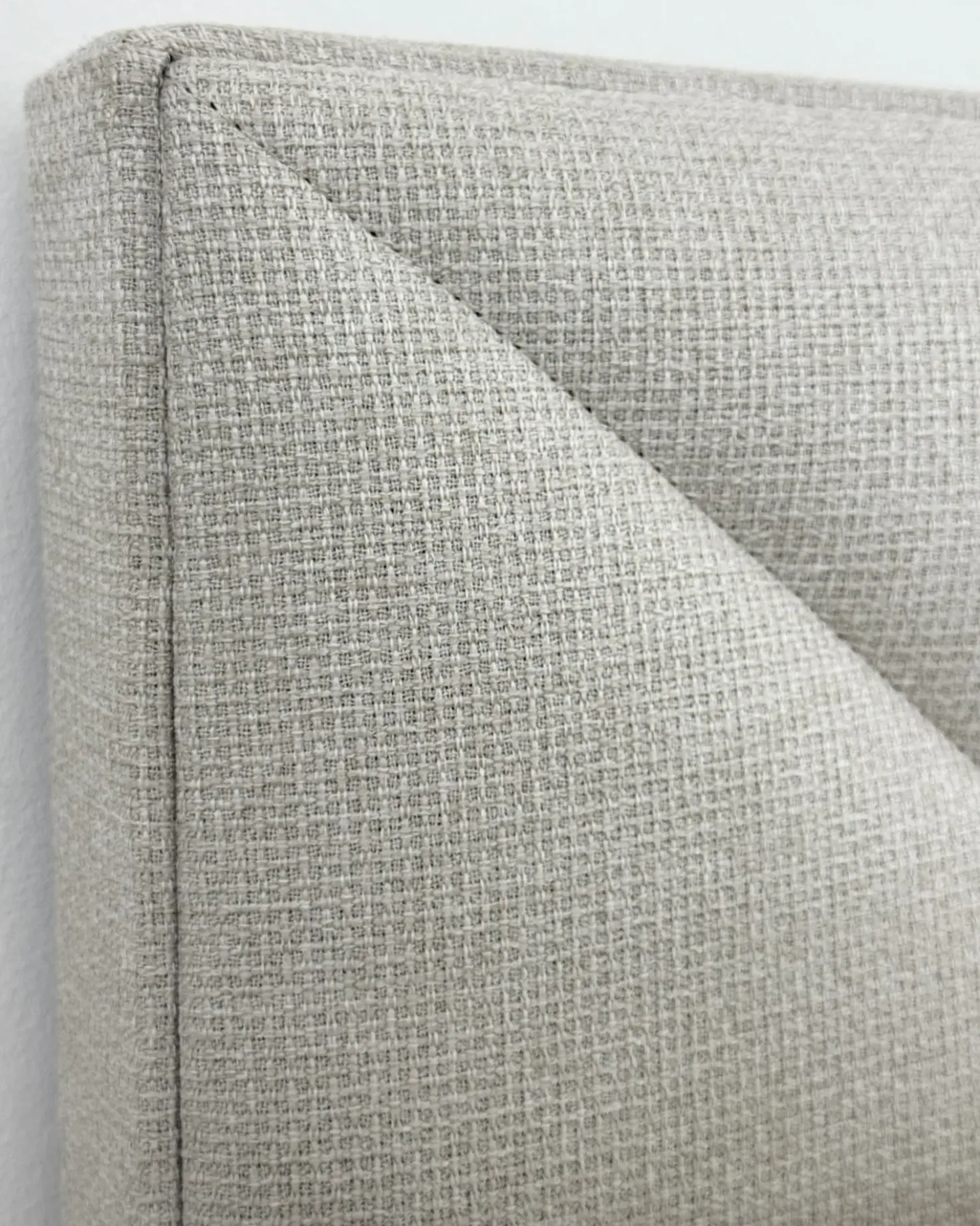 Divano letto con contenitore Tessuto ESQUIRE 180 x 200 cm Bianco sporco