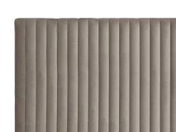 Divano letto con contenitore Velluto DAME 180 x 200 cm Tortora