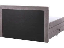 Divano letto con contenitore Tessuto MINISTER 180 x 200 cm Tortora