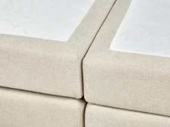 Divano letto con contenitore Tessuto DYNASTY 180 x 200 cm Beige