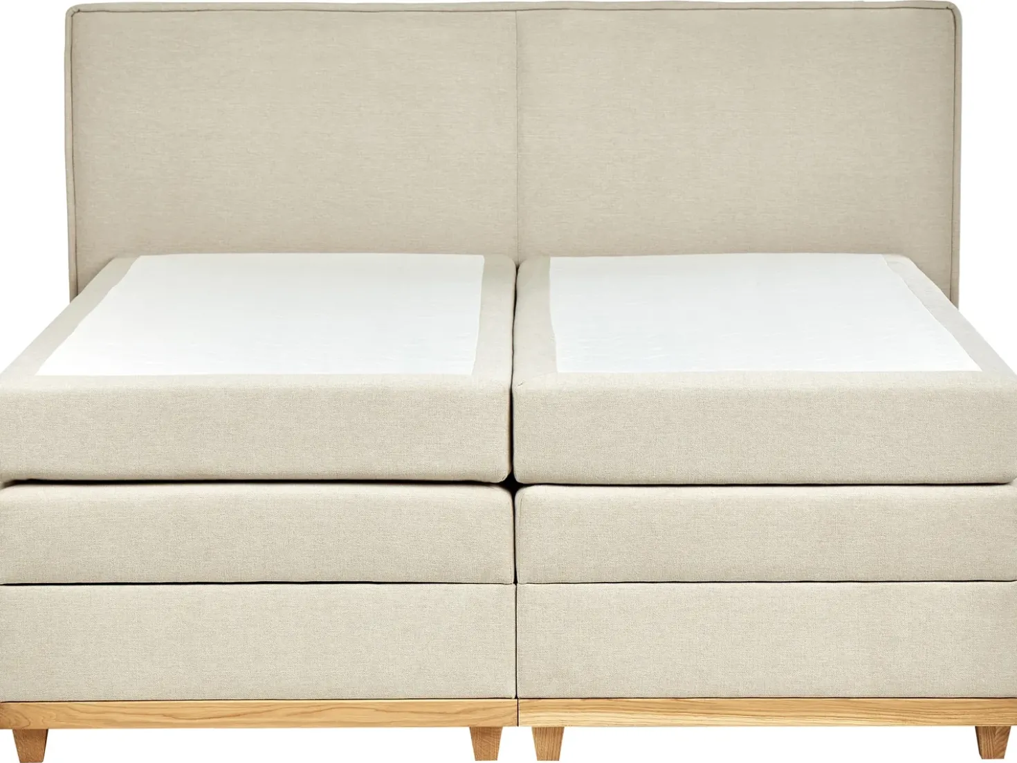 Divano letto con contenitore Tessuto DYNASTY 180 x 200 cm Beige
