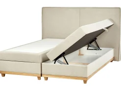 Divano letto con contenitore Tessuto DYNASTY 180 x 200 cm Beige