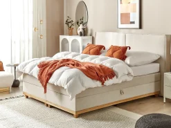 Divano letto con contenitore Tessuto DYNASTY 180 x 200 cm Beige