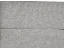 Divano letto con contenitore Tessuto ARISTOCRAT 160 x 200 cm Grigio chiaro