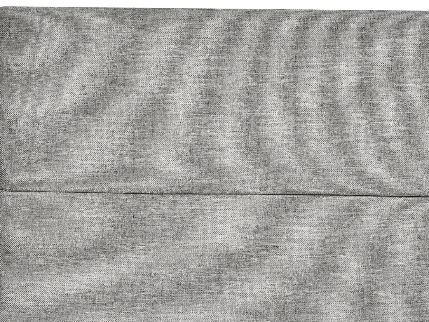 Divano letto con contenitore Tessuto ARISTOCRAT 160 x 200 cm Grigio chiaro