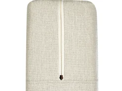 Divano letto con contenitore Tessuto ARISTOCRAT 160 x 200 cm Beige chiaro