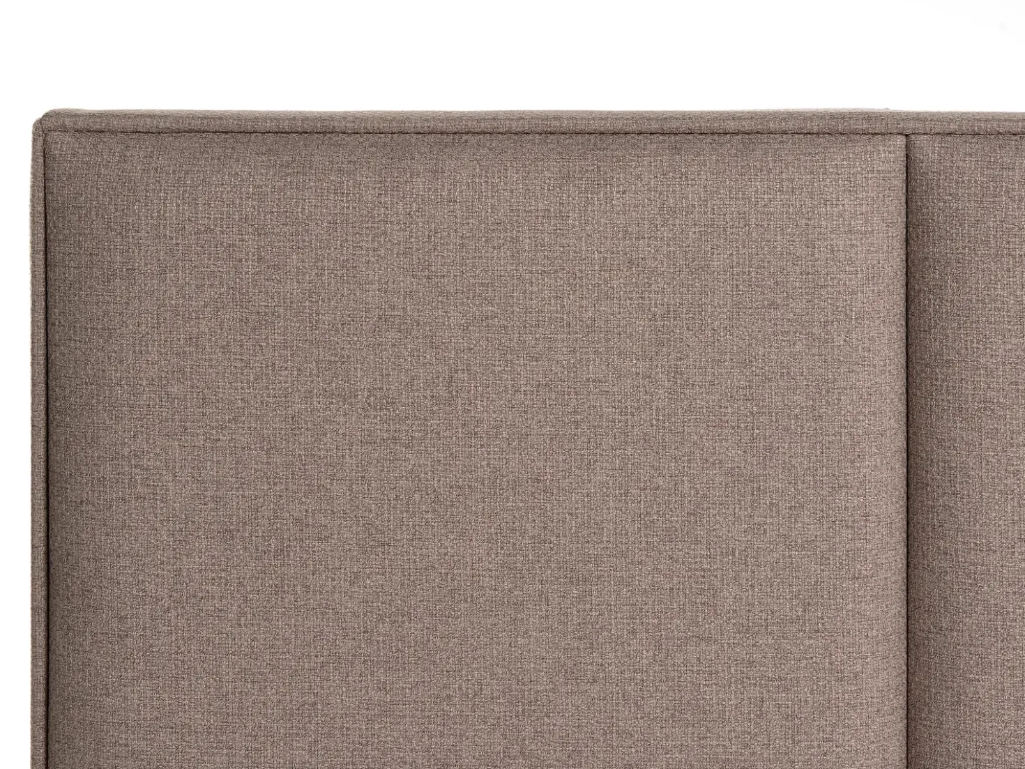 Divano letto con contenitore Tessuto BARONET 180 x 200 cm Tortora