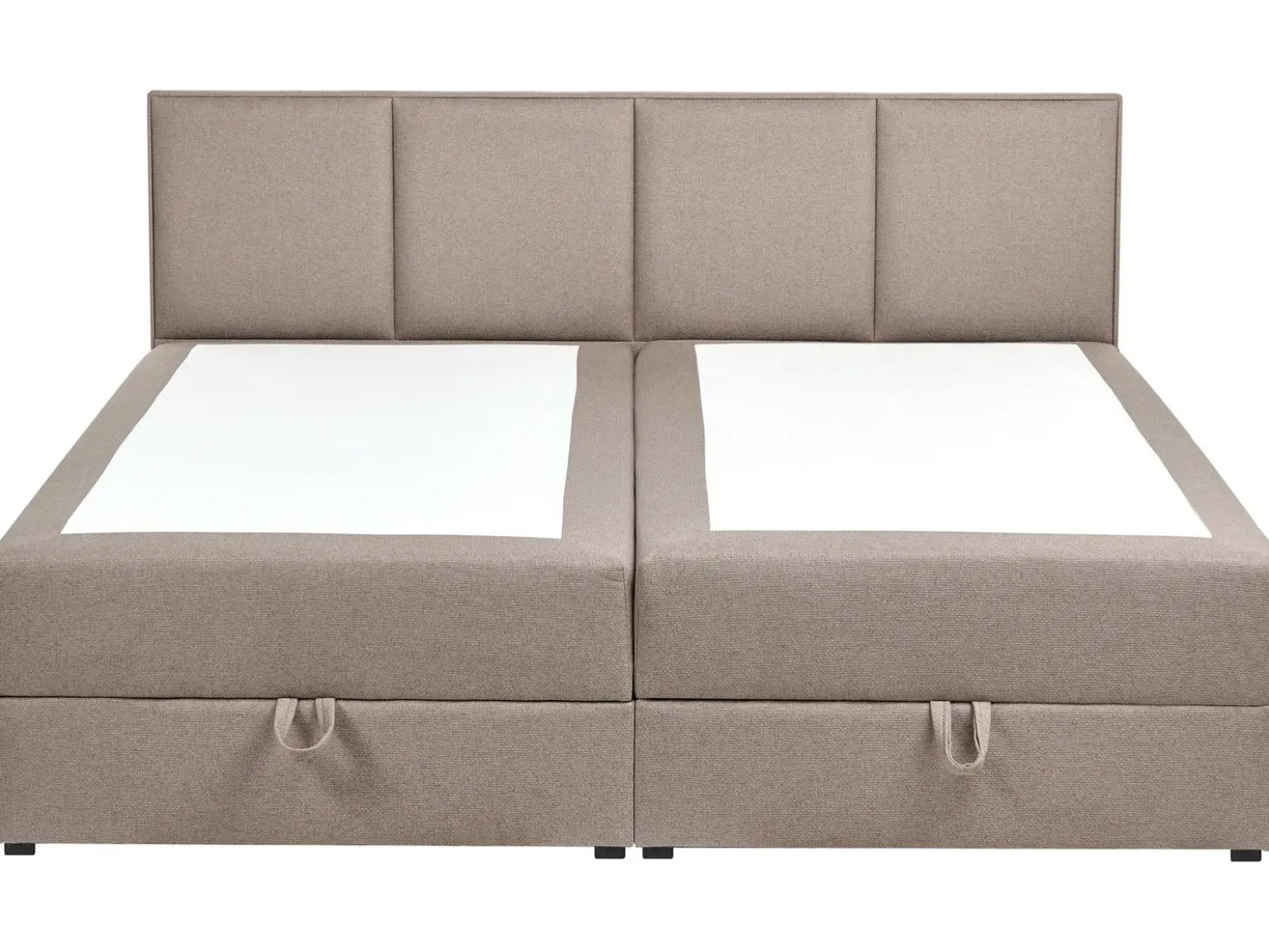 Divano letto con contenitore Tessuto BARONET 180 x 200 cm Tortora