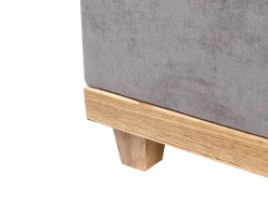 Divano letto con contenitore Tessuto DYNASTY 180 x 200 cm Tortora