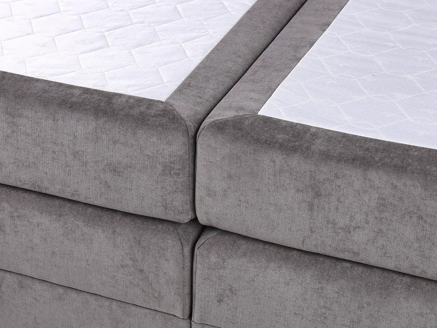 Divano letto con contenitore Tessuto DYNASTY 180 x 200 cm Tortora