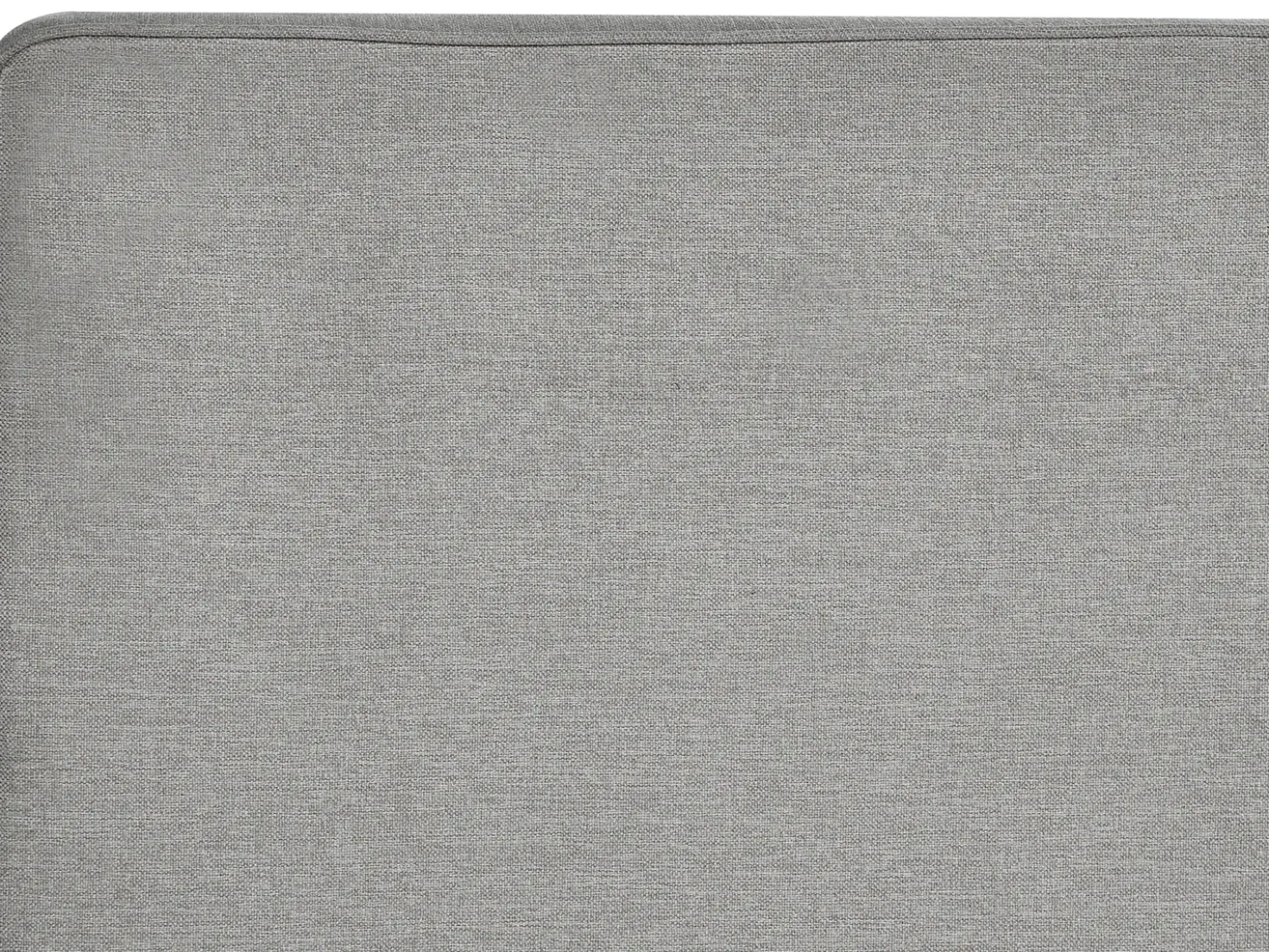Divano letto con contenitore Tessuto MINISTER 180 x 200 cm Grigio chiaro