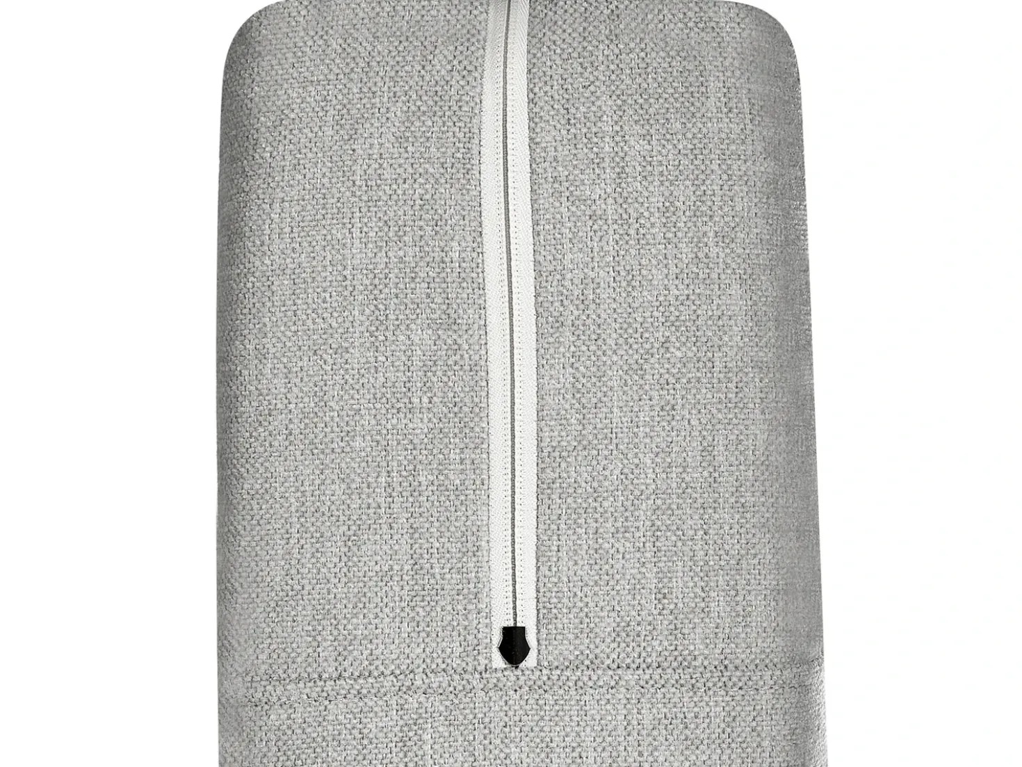 Divano letto con contenitore Tessuto MINISTER 180 x 200 cm Grigio chiaro