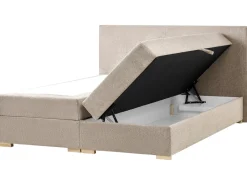 Divano letto con contenitore Tessuto MAJOR 180 x 200 cm Tortora