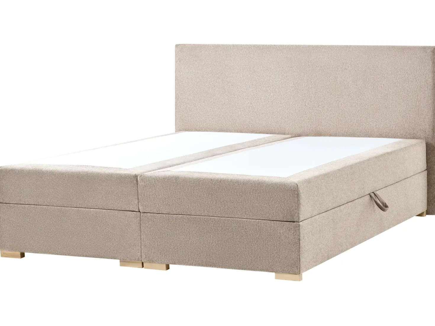 Divano letto con contenitore Tessuto MAJOR 180 x 200 cm Tortora
