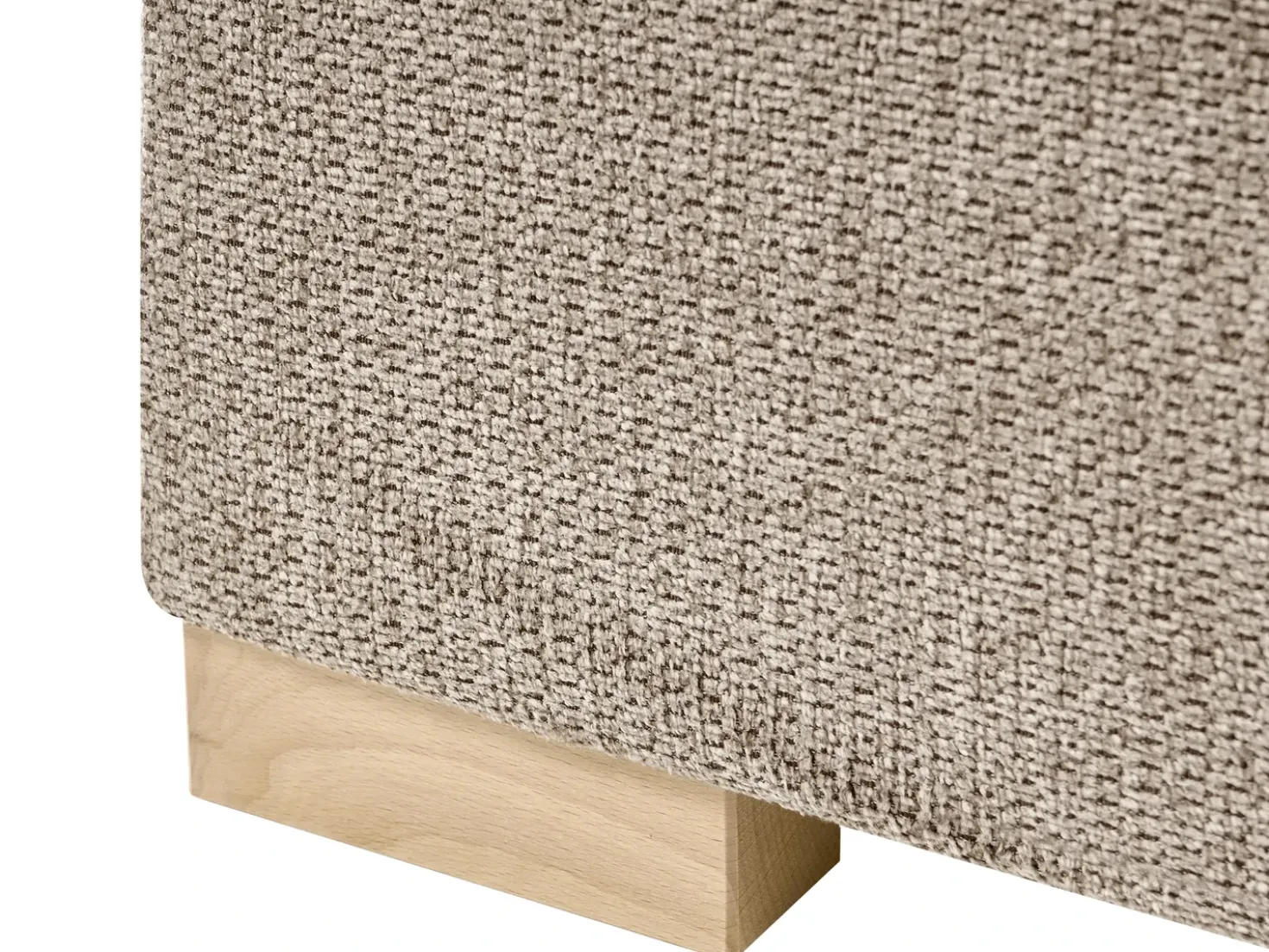Divano letto con contenitore Tessuto MAJOR 180 x 200 cm Tortora
