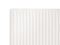 Divano letto con contenitore Velluto DAME 180 x 200 cm Bianco sporco