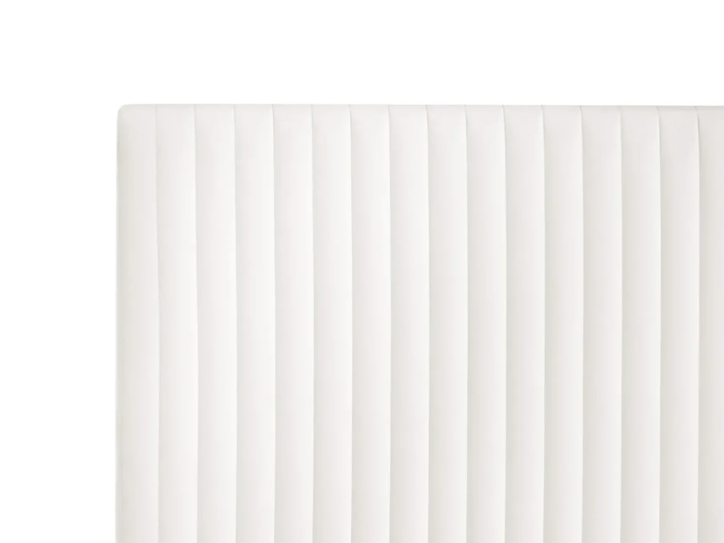 Divano letto con contenitore Velluto DAME 180 x 200 cm Bianco sporco