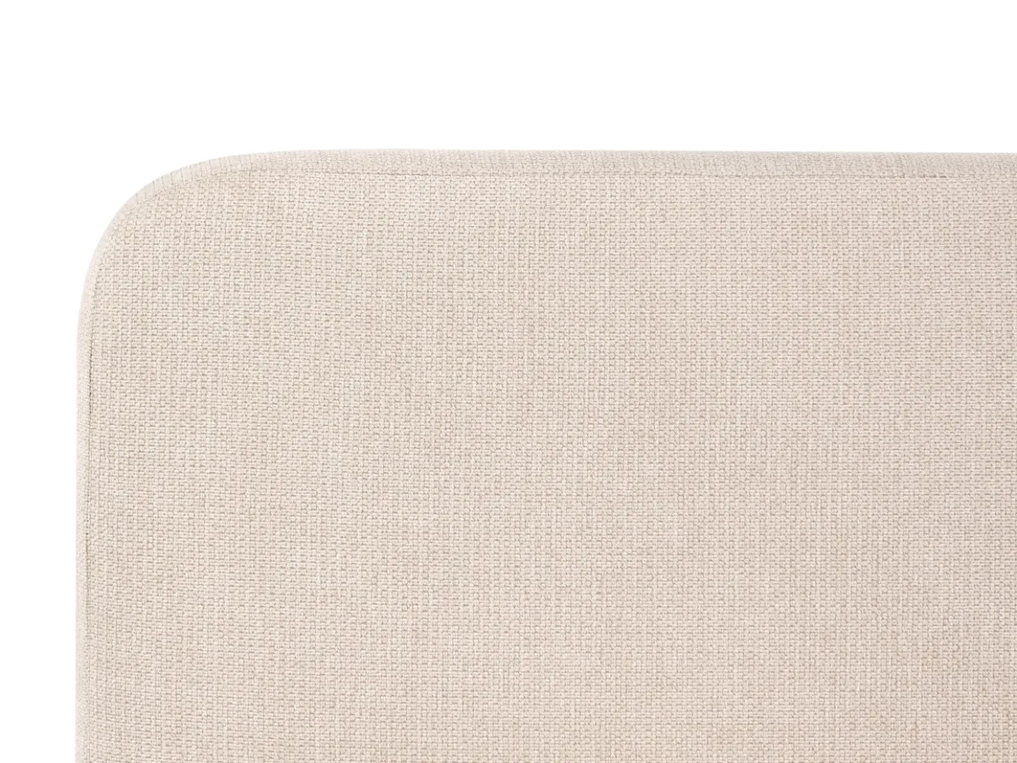 Divano letto con contenitore Tessuto REGENT 180 x 200 cm Beige chiaro