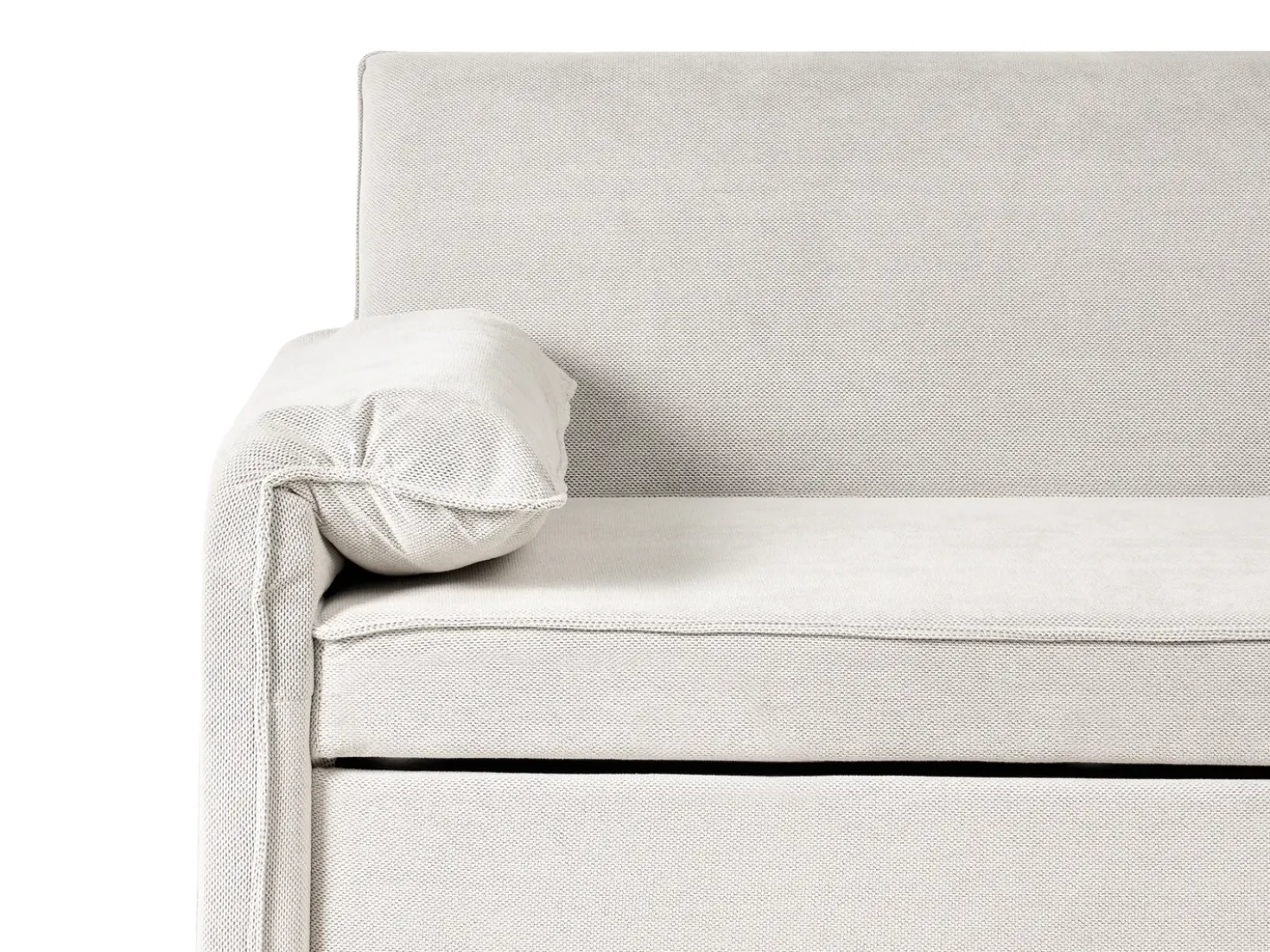 Divano letto HORMA Tessuto Bianco sporco