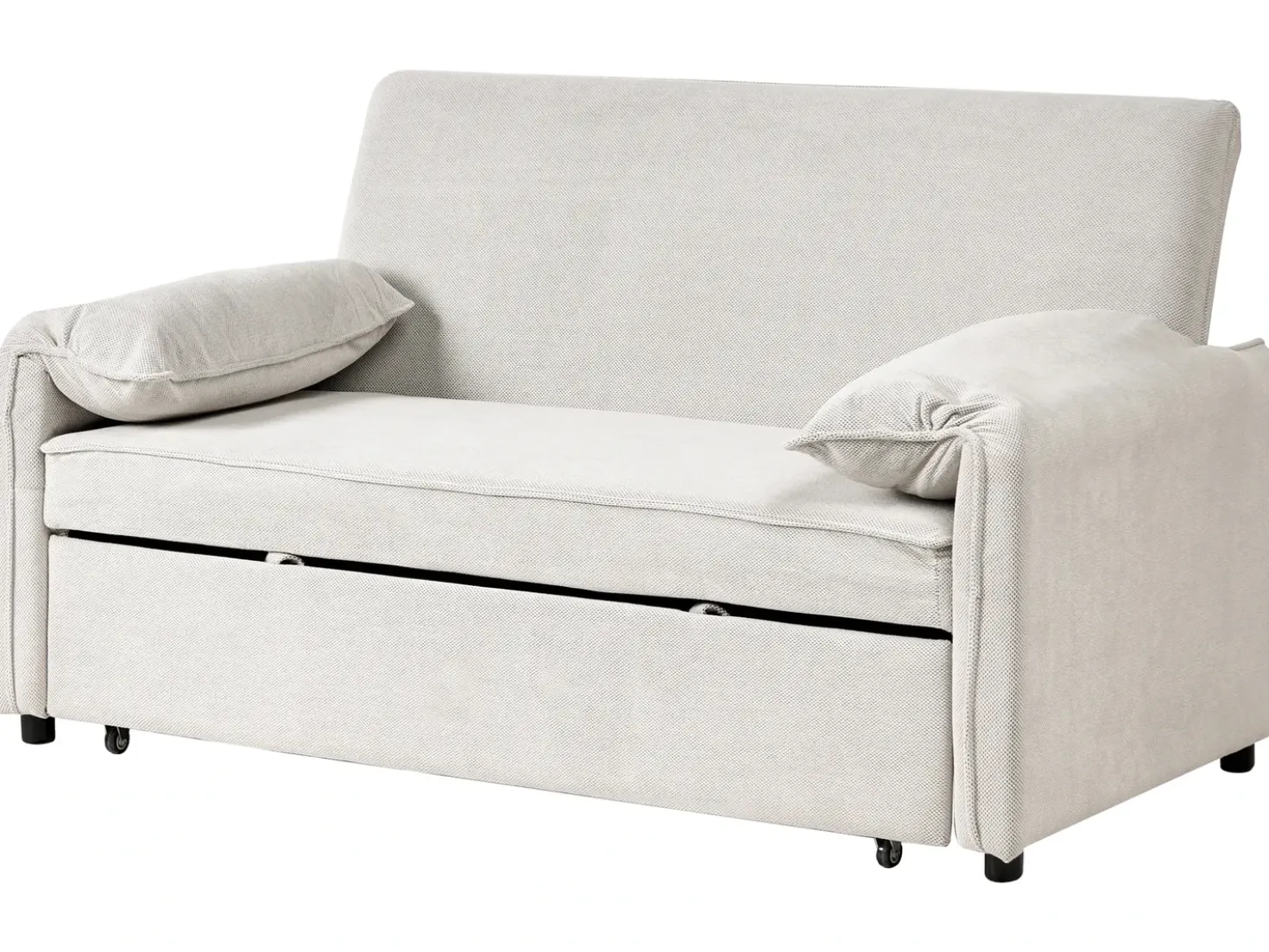 Divano letto HORMA Tessuto Bianco sporco