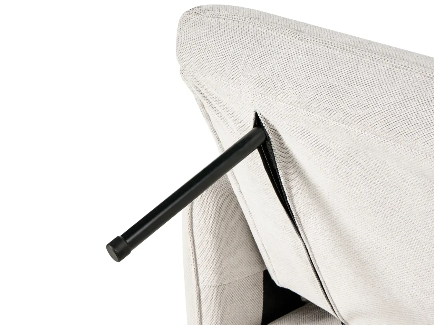 Divano letto HORMA Tessuto Bianco sporco