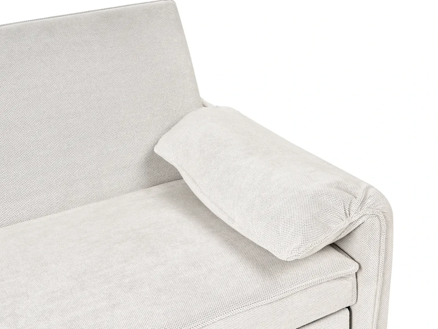 Divano letto HORMA Tessuto Bianco sporco