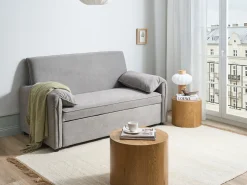 Divano letto HORMA Tessuto Grigio