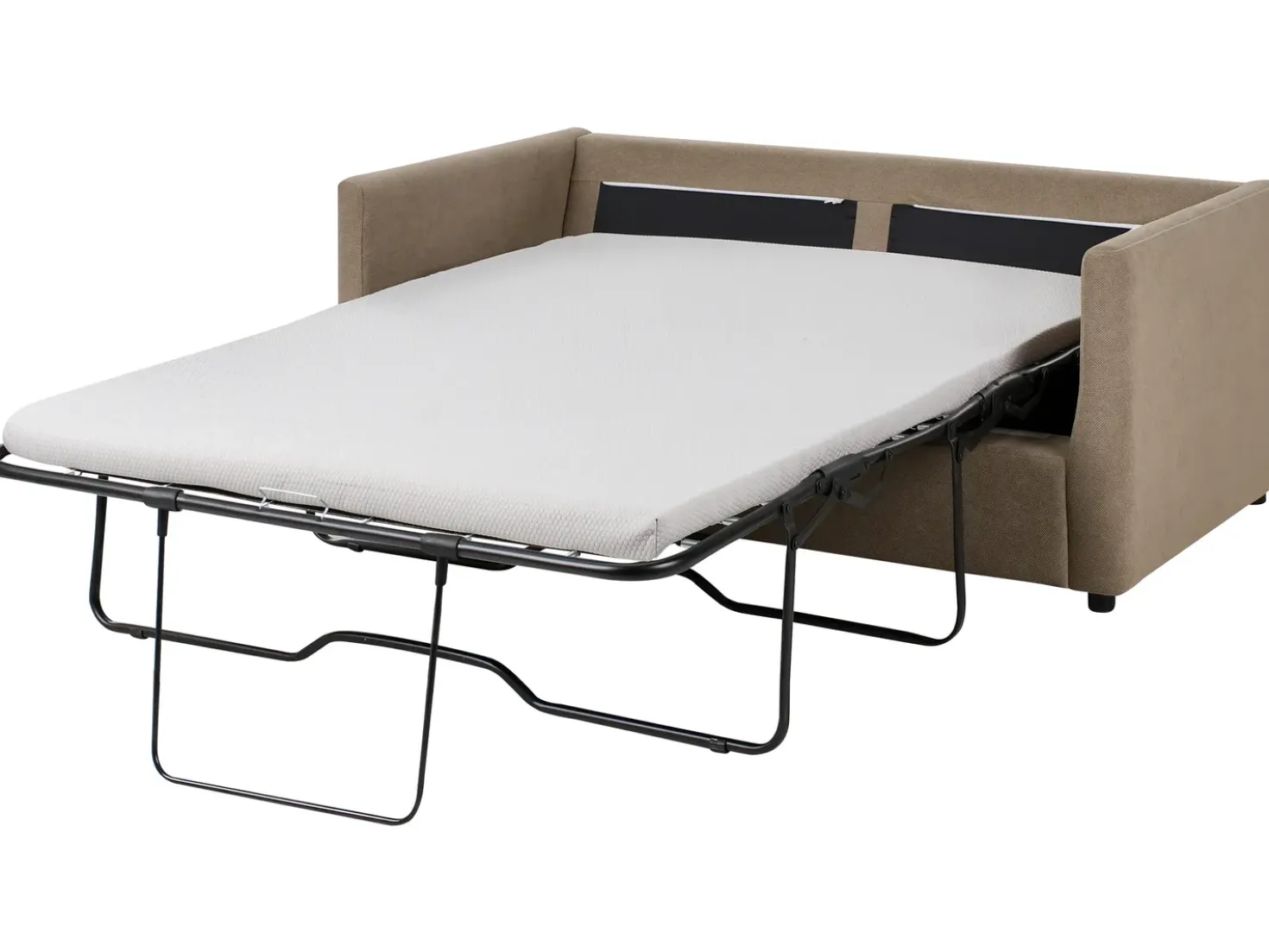 Divano letto INKOO Tessuto Marrone