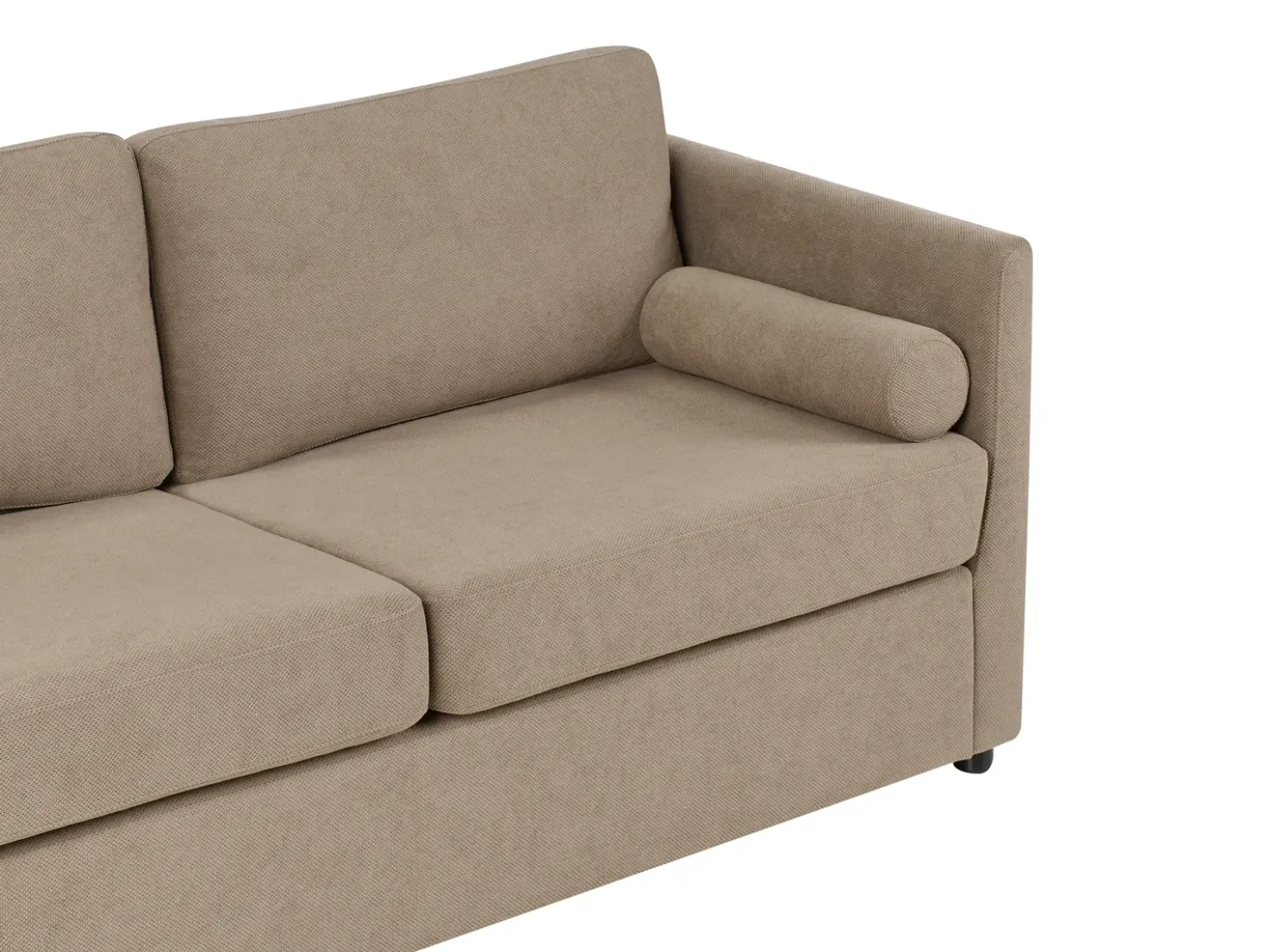 Divano letto INKOO Tessuto Marrone