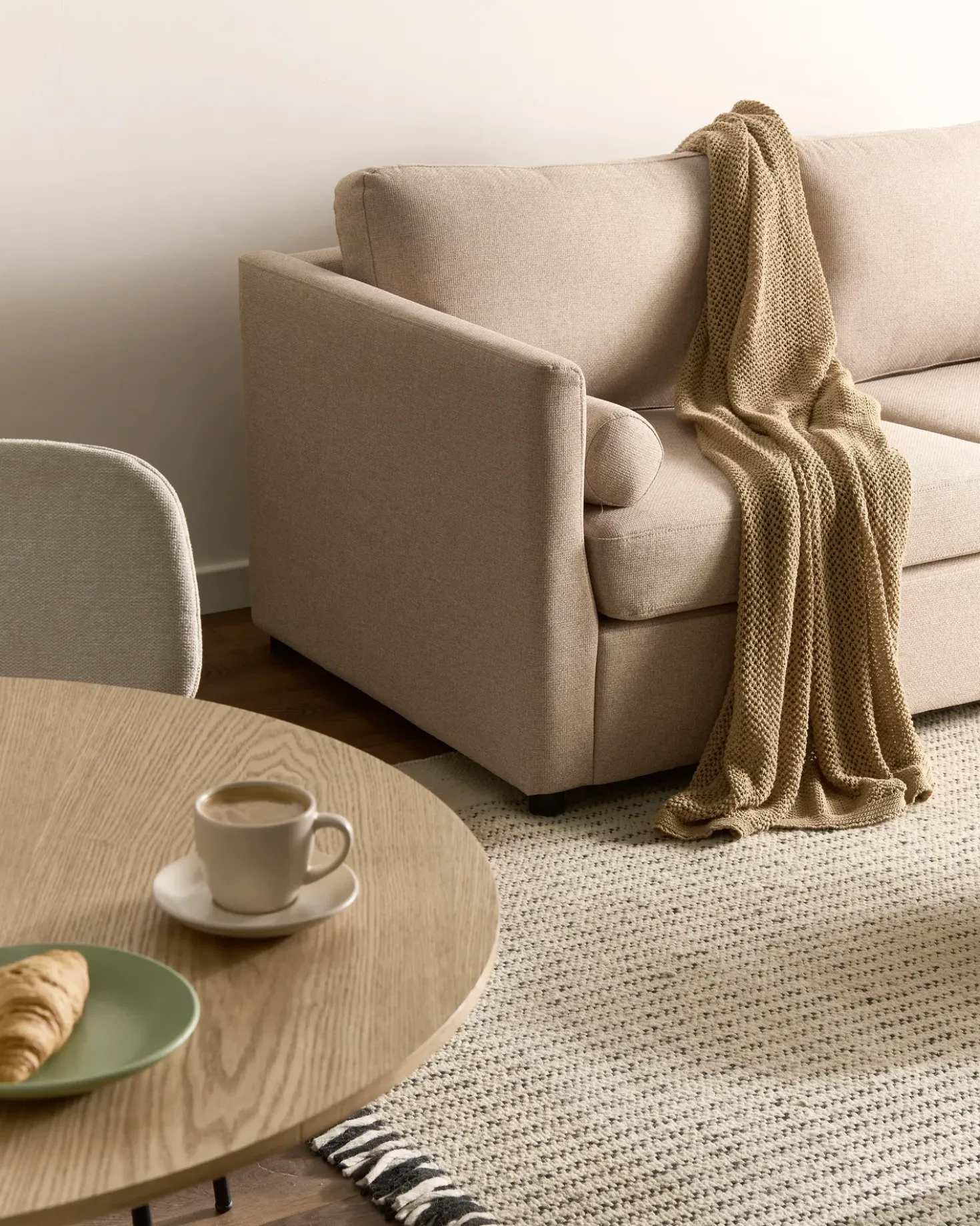 Divano letto INKOO Tessuto Beige