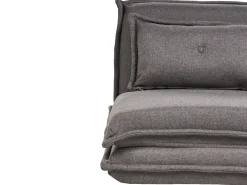 Divano letto singolo DELLEN Tessuto Grigio scuro