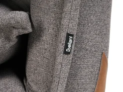 Divano letto singolo DELLEN Tessuto Grigio scuro