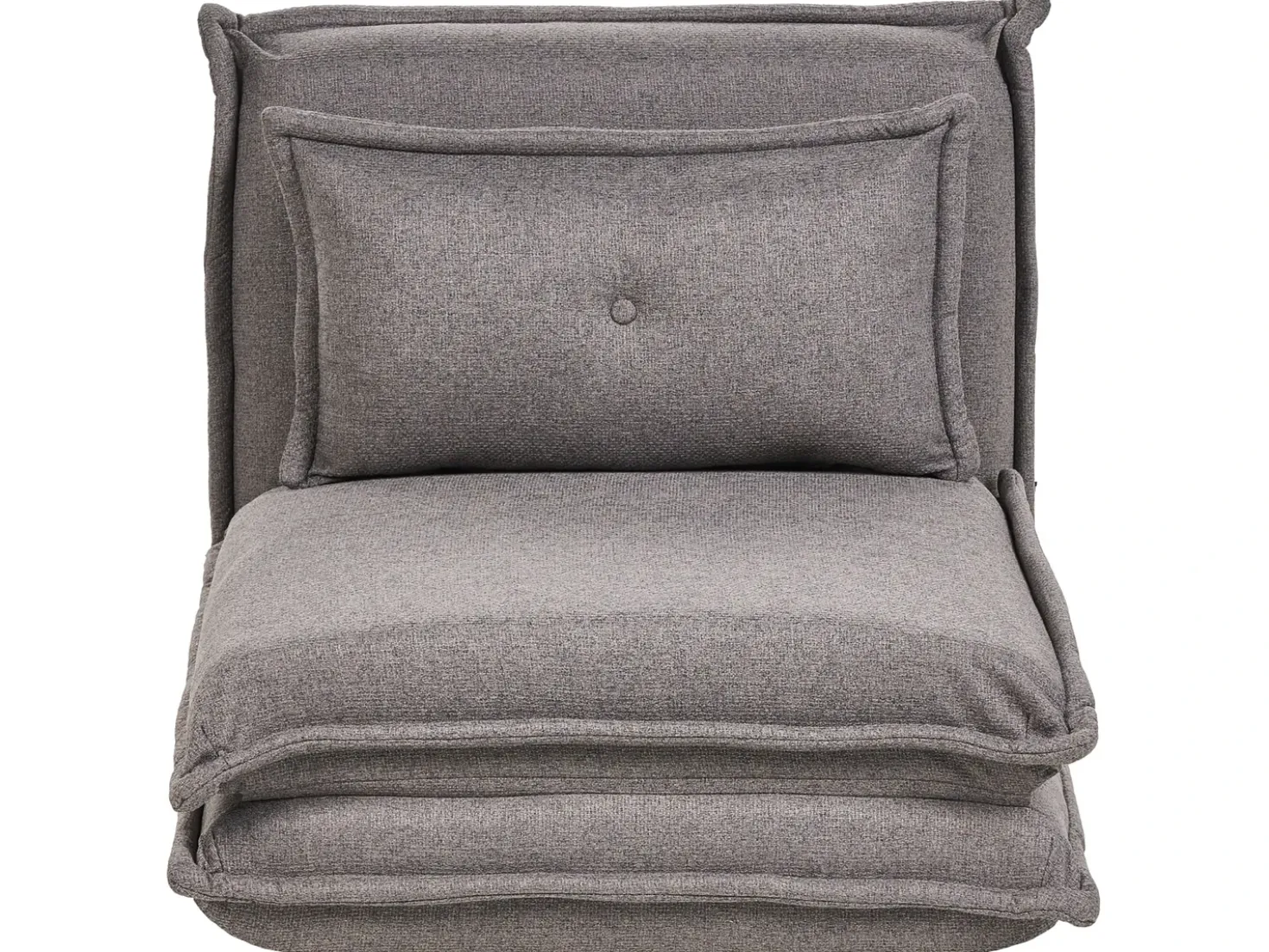 Divano letto singolo DELLEN Tessuto Grigio scuro
