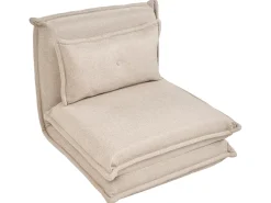 Divano letto singolo DELLEN Tessuto Beige