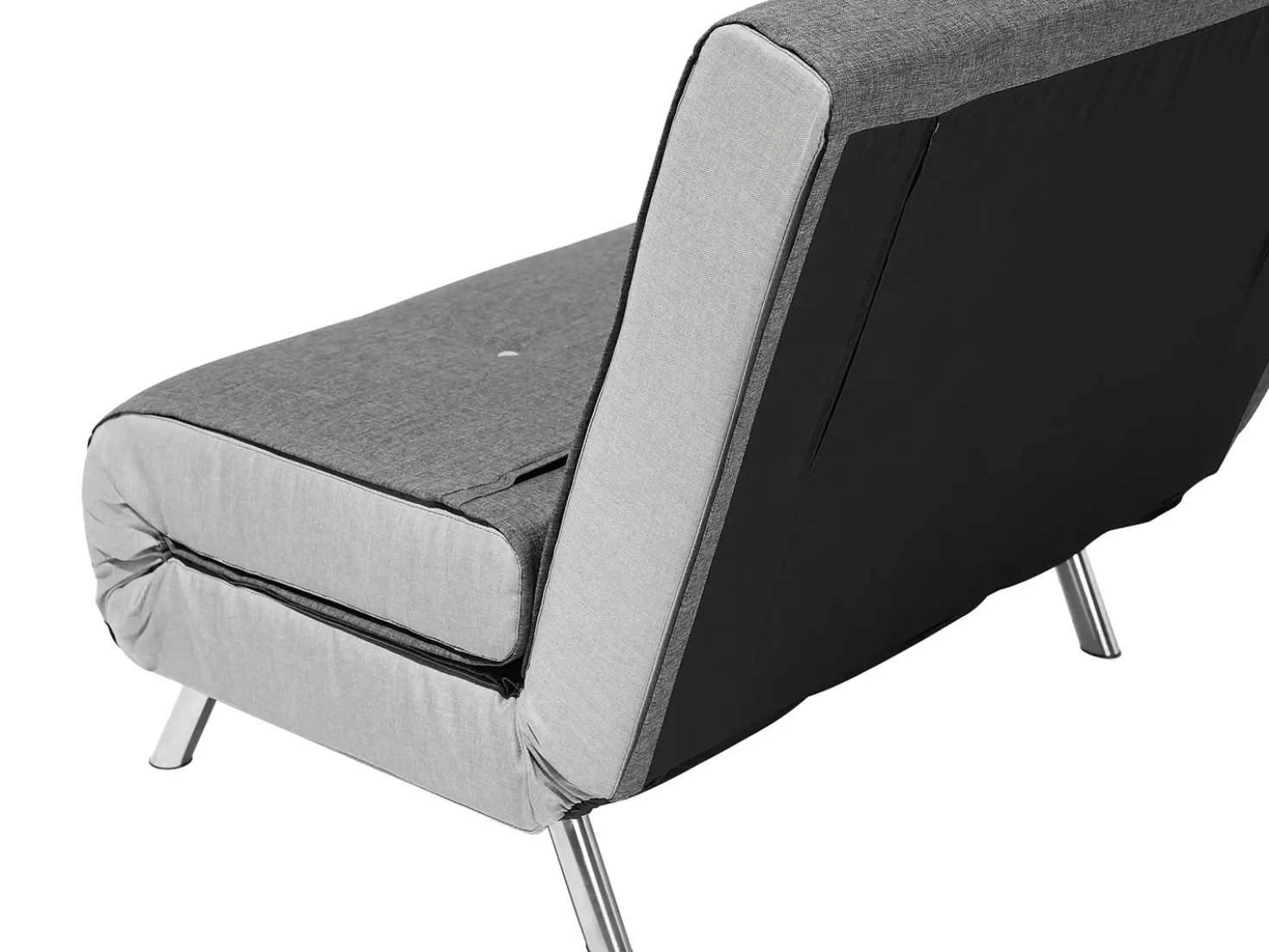 Divano letto singolo FARRIS Tessuto Grigio scuro