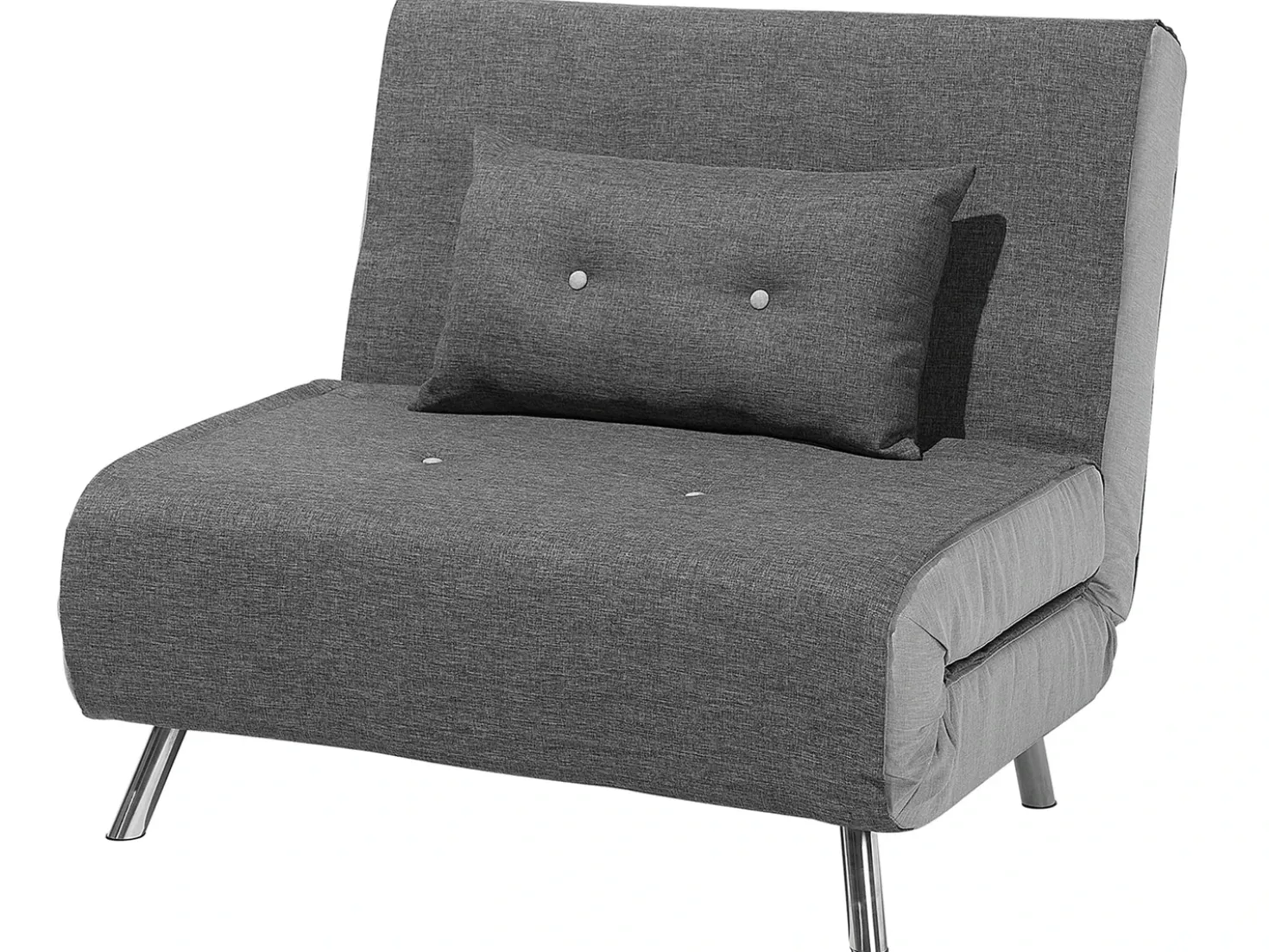 Divano letto singolo FARRIS Tessuto Grigio scuro