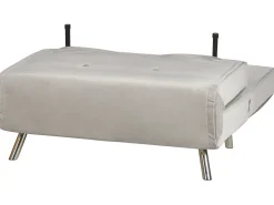 Divano letto singolo FARRIS Velluto Grigio chiaro