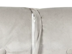 Divano letto singolo FARRIS Velluto Grigio chiaro
