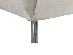 Divano letto singolo FARRIS Velluto Grigio chiaro