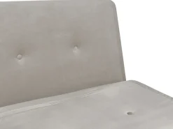 Divano letto singolo FARRIS Velluto Grigio chiaro