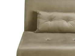 Divano letto singolo FARRIS Velluto Verde oliva